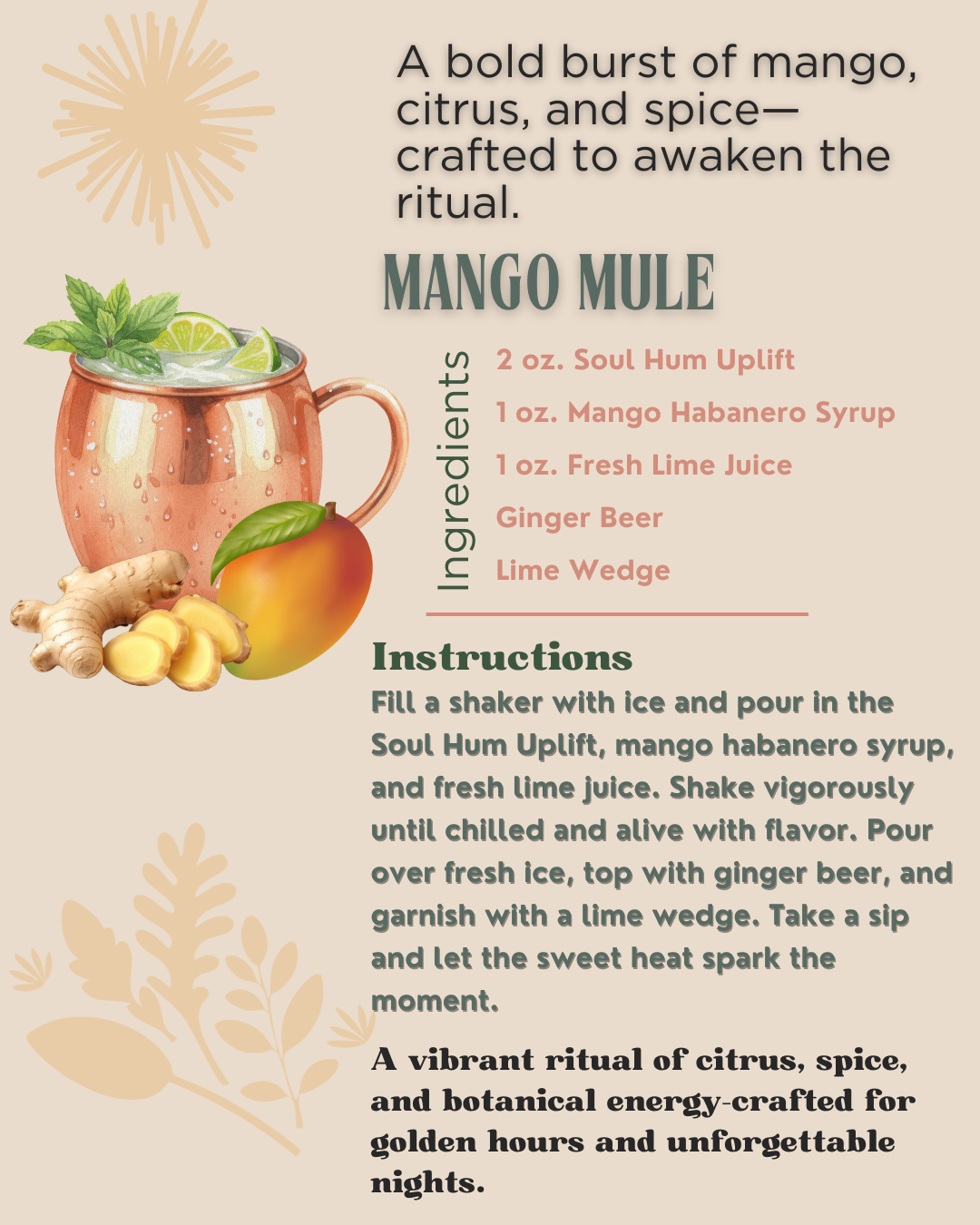 Soul Hum Mango Mule