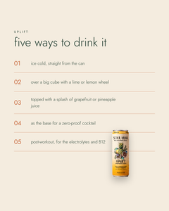 Five ways to drink Uplift