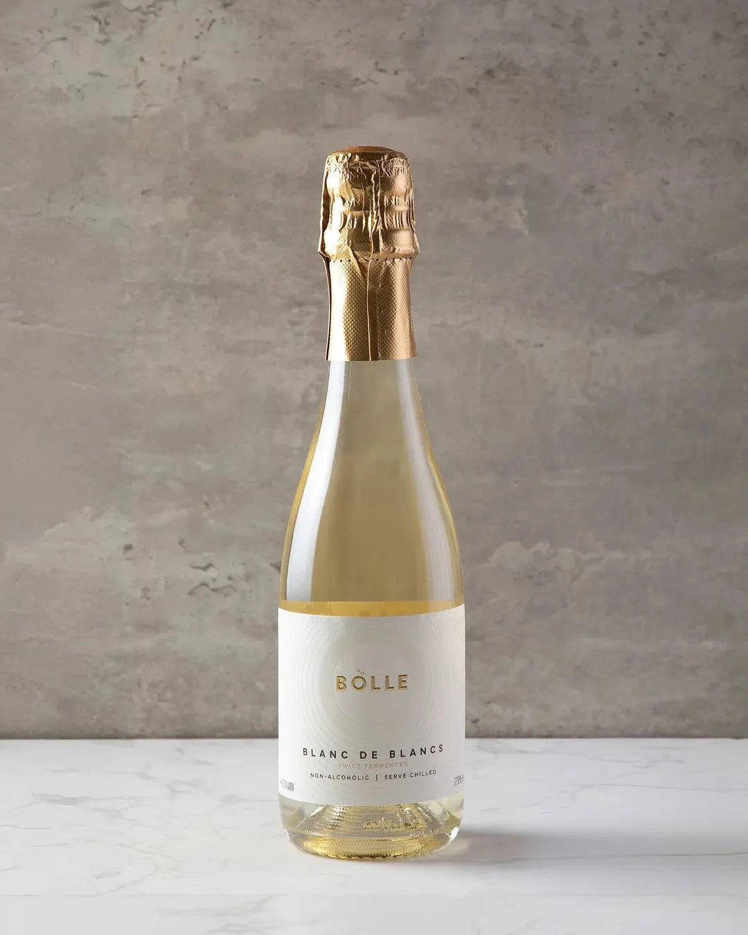 BOLLE Blanc de Blancs 375ml sparkling non-alcoholic wine with citrus and mineral notes